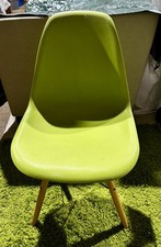 4 X LIME GREEN DINING CHAIRS