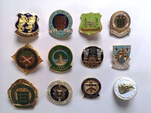 Bowling club badges - bowling,