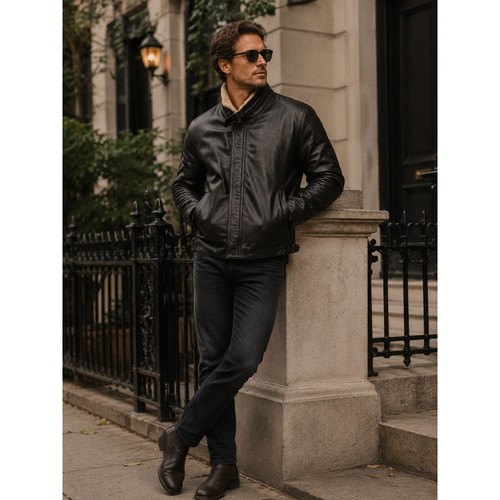 Stuarts jacket mens black - stuarts, xl