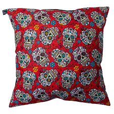Sugar/Candy Skull Cushion Cover Sofa Decor Scatter Case to fit 18"x18" Day Dead.