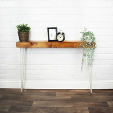 Console Radiator Table White