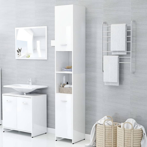 High gloss slimline bathroom - high,