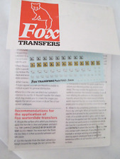 N Gauge Fox Transfers F663