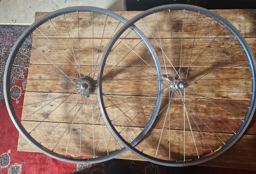 Shimano 600 tricolor wheels - shimano,