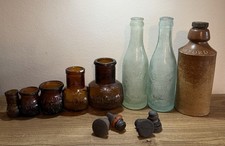Old And Antique Glass Bottles joblot. 