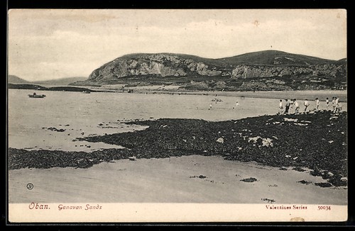 Postcard oban ganavan - of,