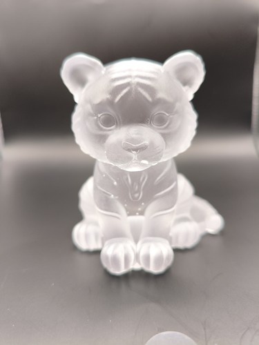 Homemade resin tiger - resin, figurine
