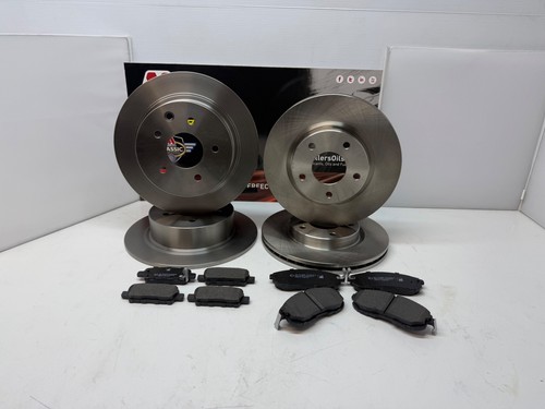 Front rear brake discs - rear, pads