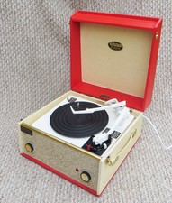 SUPERB DANSETTE CHALLENGE VINTAGE RECORD PLAYER - FULLY SERVICED & RESTORED
