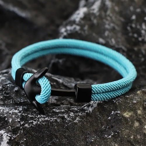 New men anchor bracelet - anchor,