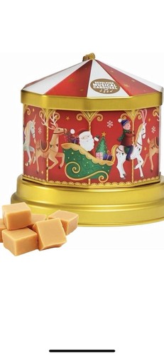 Christmas musical carousel tin - musical,