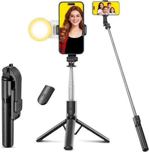 Selfie stick tripod with fill - selfie,