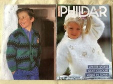 Phildar knitting pattern book 137. 22 Winter designs for children