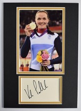 Victoria Pendleton Signed Autograph A4 photo display Cycling Olympics COA AFTAL