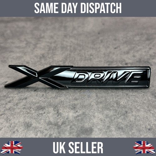 Gloss black drive boot badge - gloss, x