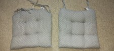 Next Chair Cushions Grey x 2