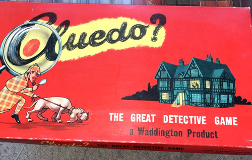 Vintage 1950s cluedo - cluedo, complete