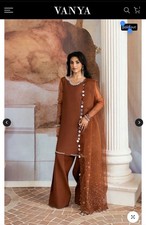 Pakistani asian wedding dress- Vanya 3 piece suit size XS