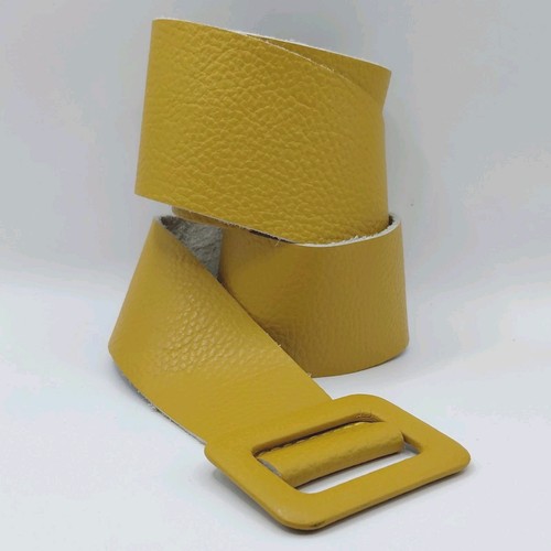 Wide mustard coloured - mustard, soft