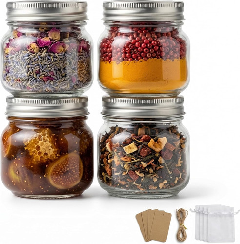Mason jars with airtight - oz,