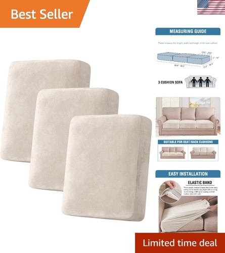Velvet stretch couch - stretch, cushion