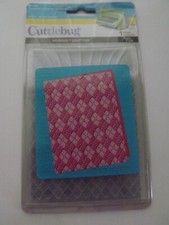 New  Cuttlebug Argyle Embossing Folder