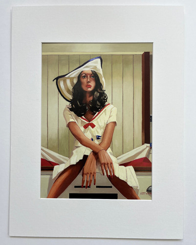 Jack vettriano mounted print - jack,
