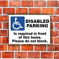 Disabled Parking is Required