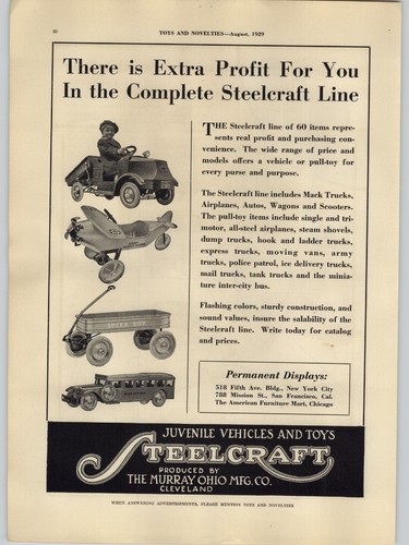1929 paper steelcraft - 1929,