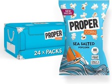 Propercorn Lightly Salted Popcorn 24x20g Low Calorie High Fibre