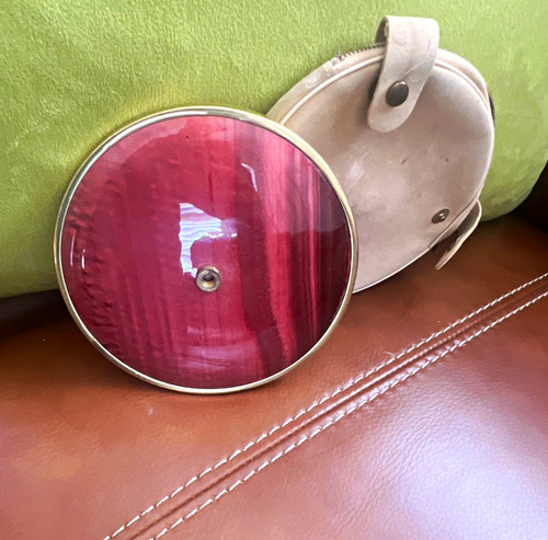 Round compact makeup mirror - round,