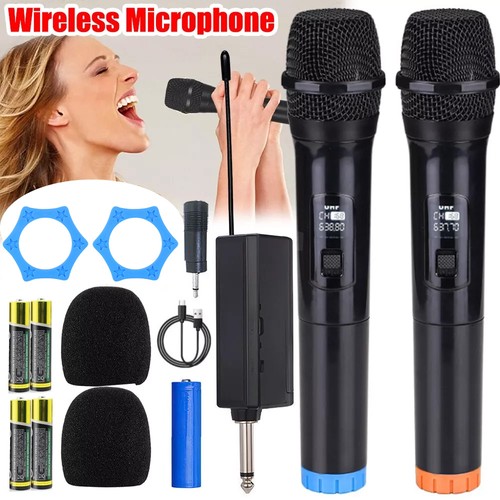 Wireless microphone uhf - 2x,