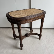 Walnut Stool Louis XVI Style