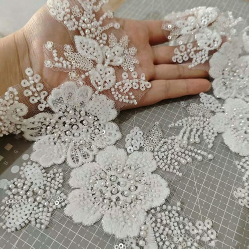 Beaded sequin lace - sequin,