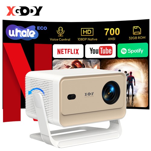 Xgody projector 700 ansi - xgody, 4k