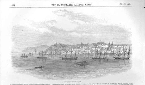 Original old antique - old, print