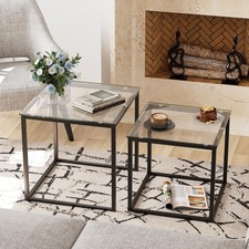 Coffee Table Set of 2, Modern