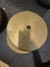 York Vinyl Plastic weights for dumbell/barbell 2 x 10Kg