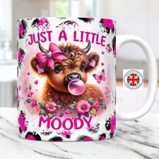 HIGHLAND COW COW , Moody , PRETTY MUG GIFT