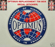 OPTIMUS STOVE REPLACEMENT TIN