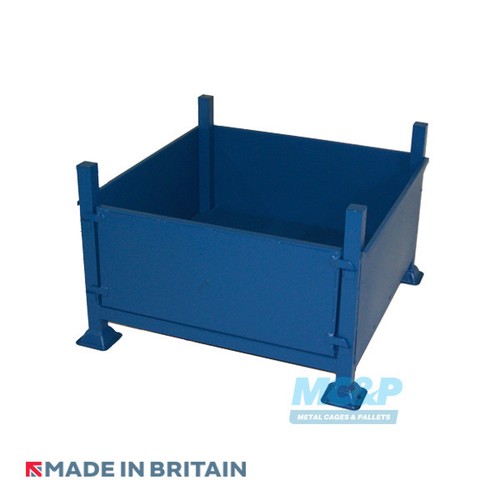 Metal stillage with solid - with,