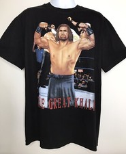 The Great Khali Rare WWE Wrestling Rap Style Tee XL T Shirt Double Sided New
