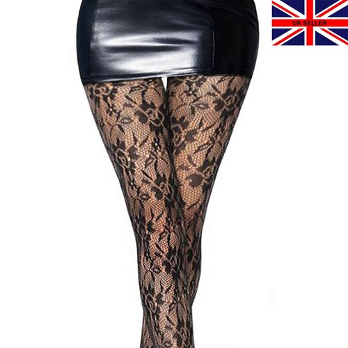 Womens black floral patterned - black,