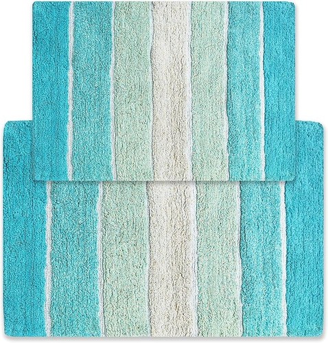 Cordural stripes bath mat - cordural,