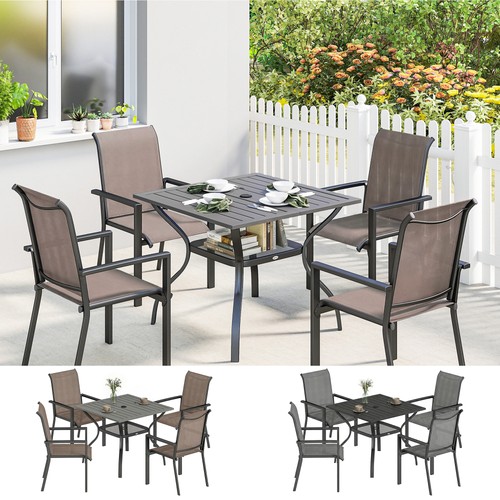 Pieces outdoor dining set - pieces,