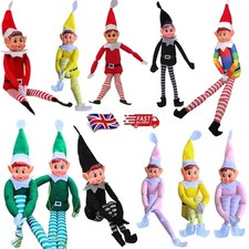 2025 Christmas On The Shelf Xmas Plush Elf Doll Toy Boys Girls Tradition Doll UK