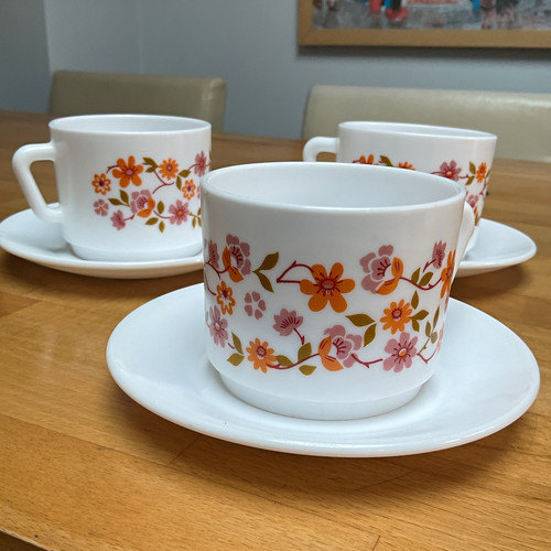 Arcopal france floral glass - arcopal,