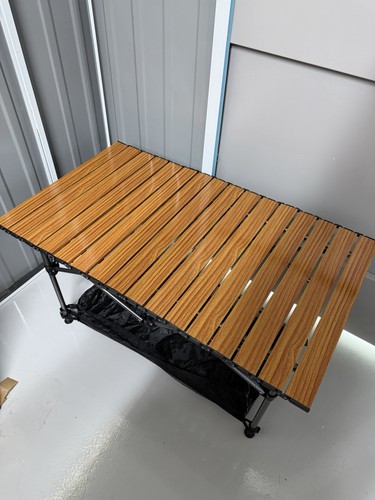 Folding camping table - folding,