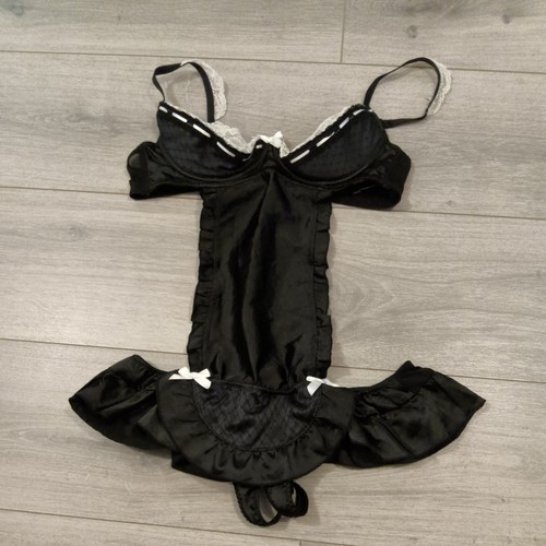 Ann summers black satin - black,