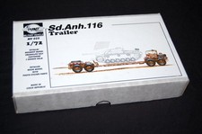 Planet Models 1/72 Sd.Anh.116 Trailer German WW2 Tank Transporter Model Kit